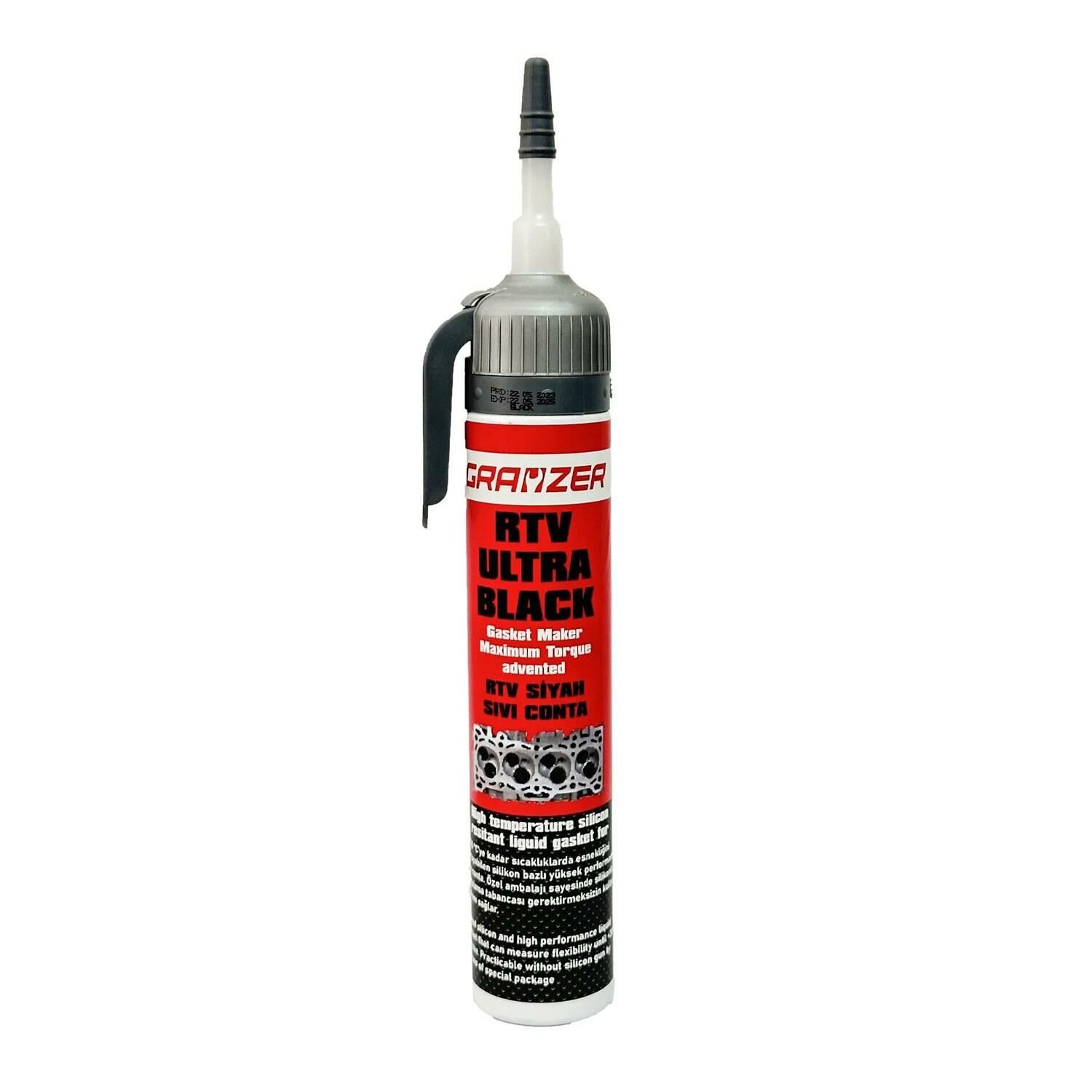 Grayzer RTV Siyah Sıvı Conta 200 ML
