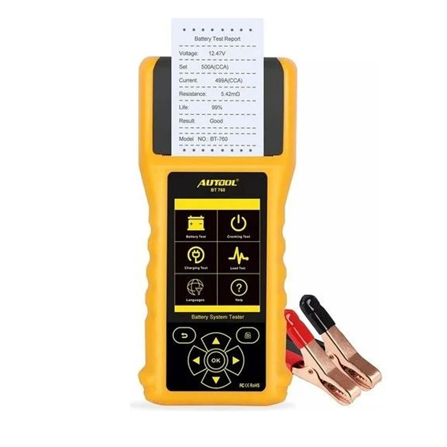 Autool BT760 Yazıcılı Akü Test Cihazı