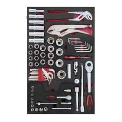 İzeltaş Partner 118 Parça 5 Çekmeceli Dolu Takım Arabası