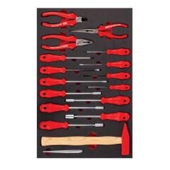 İzeltaş Partner 118 Parça 5 Çekmeceli Dolu Takım Arabası