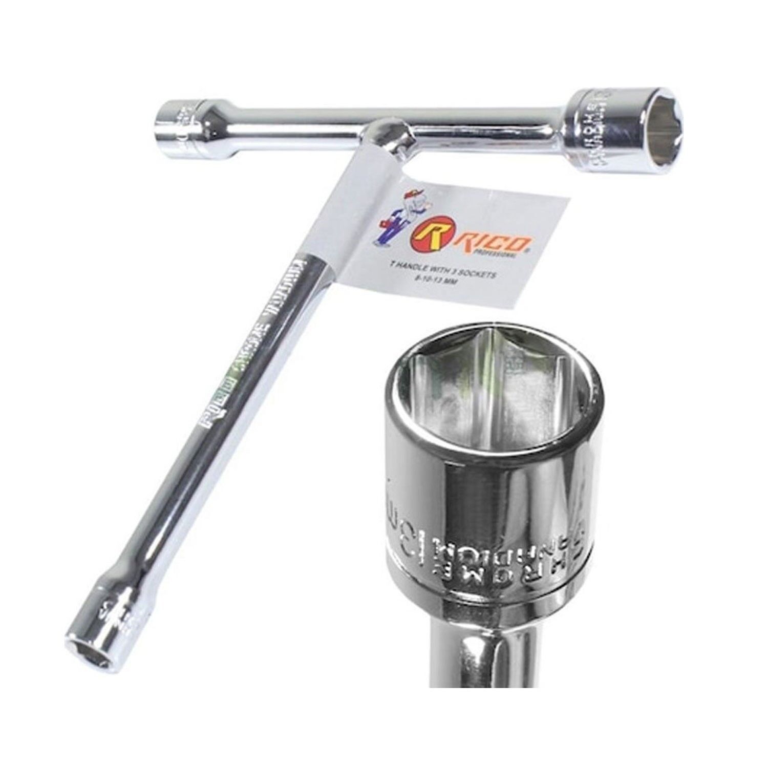 Rico 007-RC6681 Üçlü T Lokma 8 - 10 - 13 mm