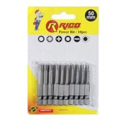 Rico 005-KK1131 Torx Bits Uç Seti 50 Mm 10 Parça