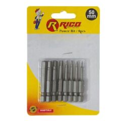 Rico 005-KK1132 Allen Alyan Bits Uç Seti 50 Mm 8 Parça
