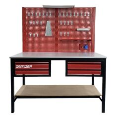 Grayzer 1.5 Metre 4 Çekmeceli Takım Tezgahı