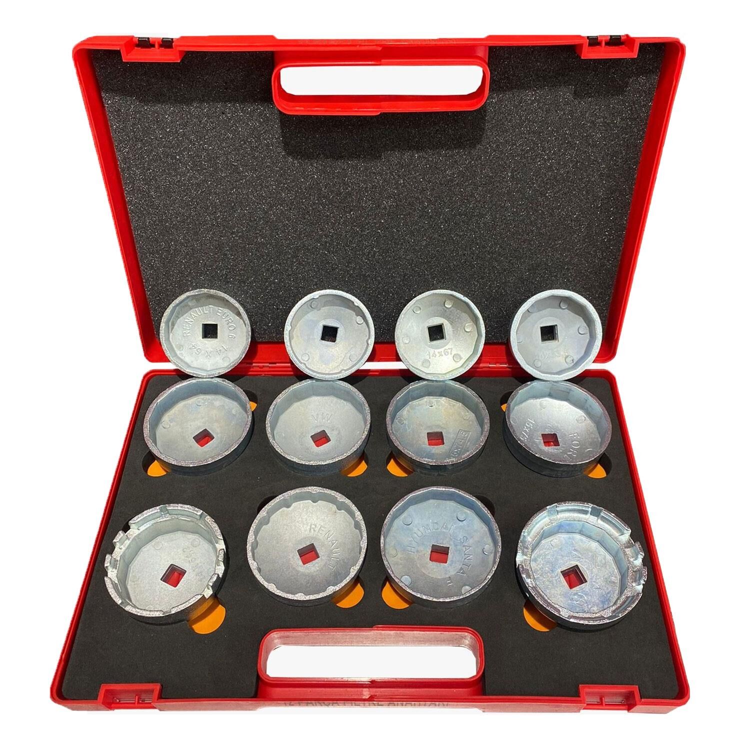 GRAYZER 12 PARÇA YAĞ FİLTRE SÖKME SETİ