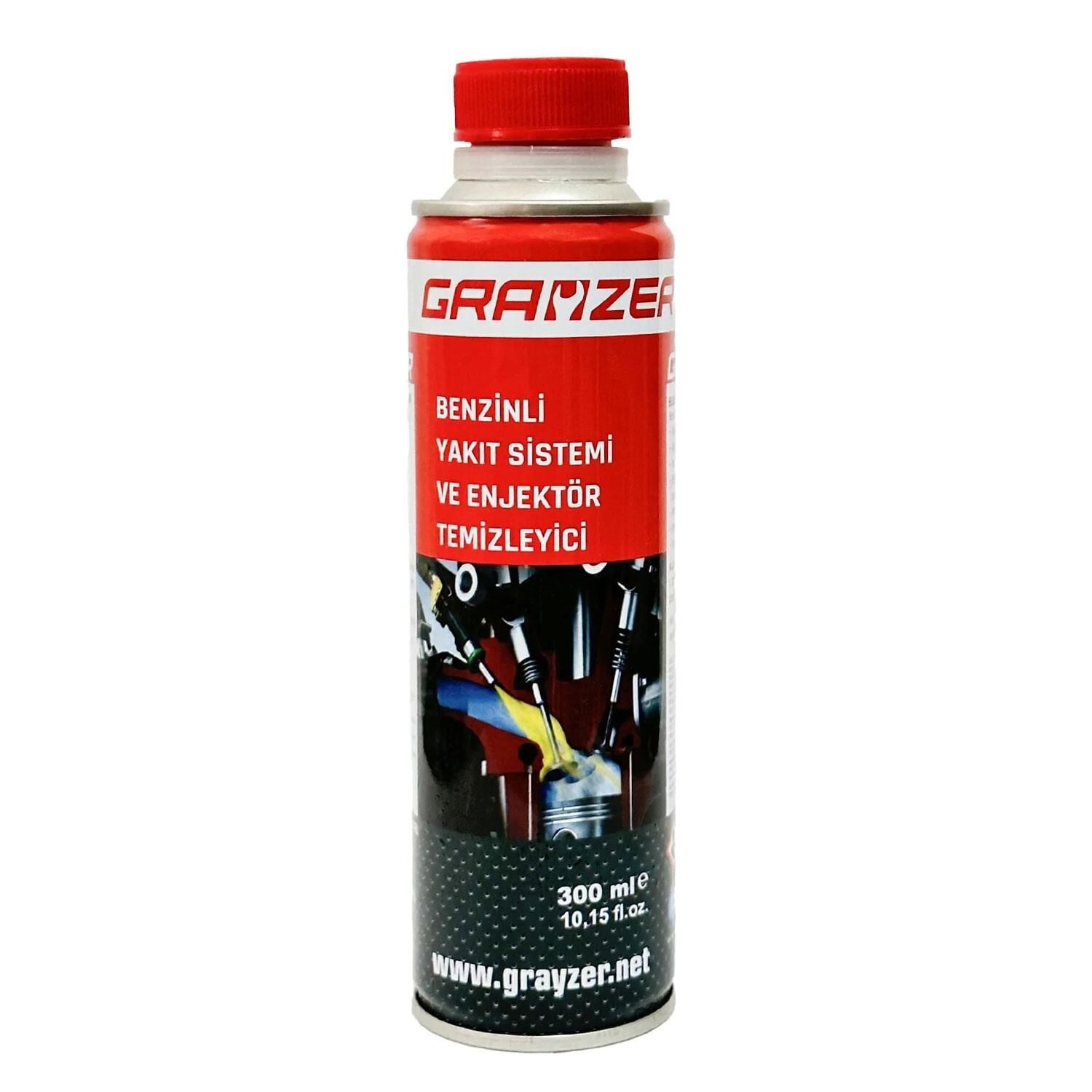 Grayzer Benzinli Yakıt Sistemi ve Enjektör Temizleyici 300 ML