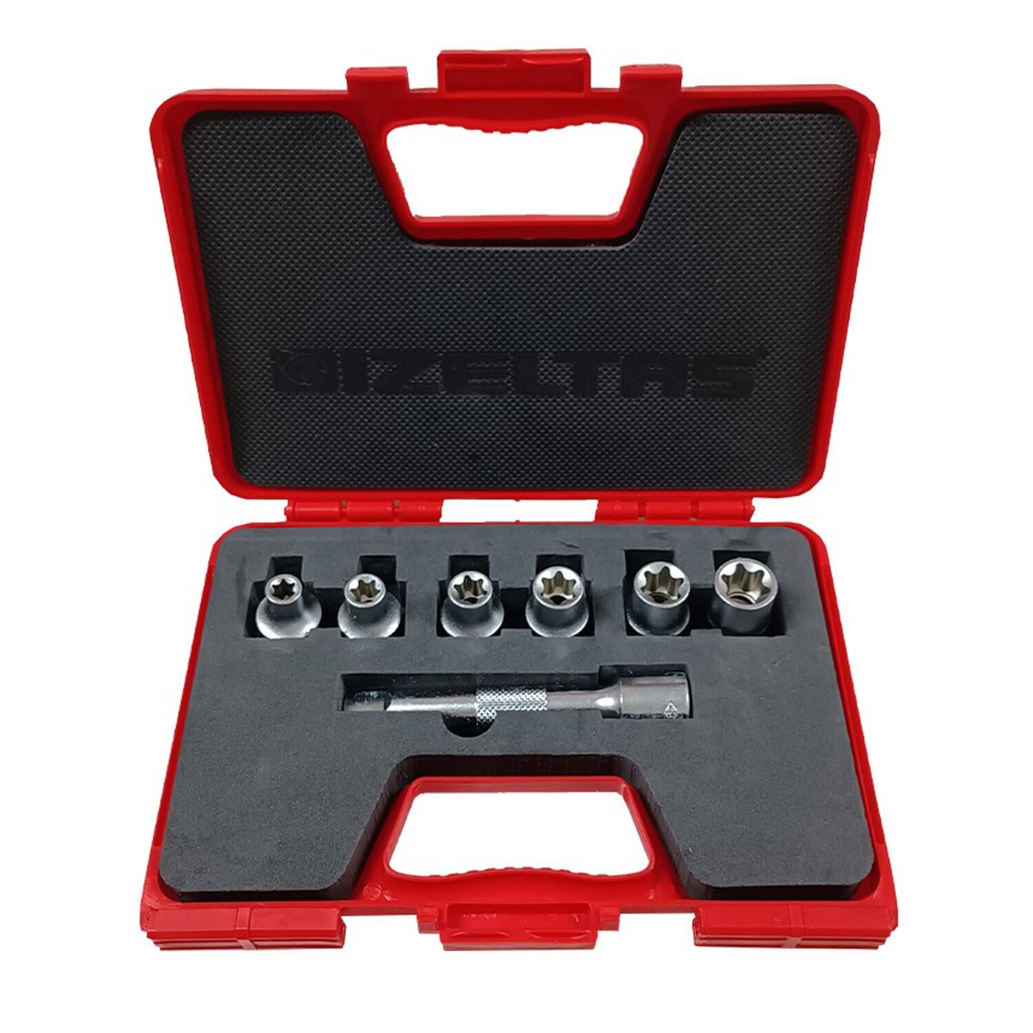 İzeltaş 1113006007 1/2” Star (Torx®) Lokma Anahtar Takımı (7 Parça)