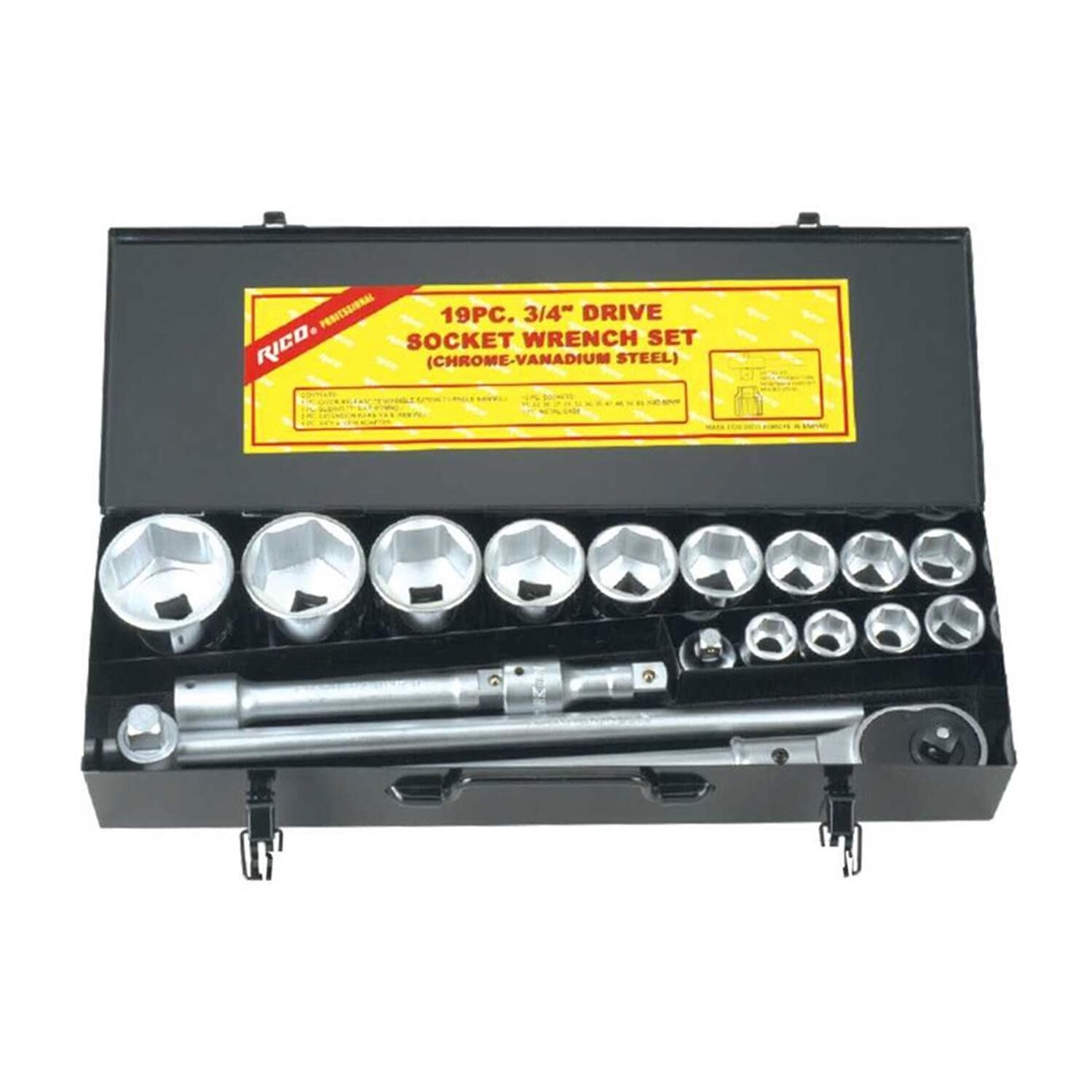 006-RC1021 Rico 19 Parça 3/4 Ağır Lokma Seti Takımı 6 Köşe