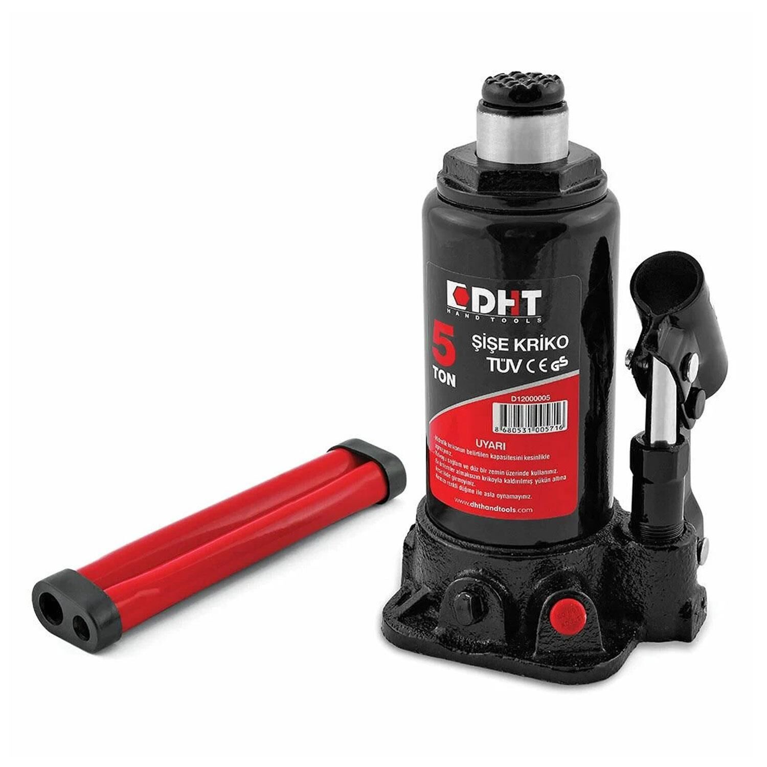 D12000005 DHT Şişe Kriko 5 Ton