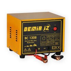 BC1208 Demiriz Tek Akü Şarj Cihazı 8A Redresörü (Çıkış Sigortalı)