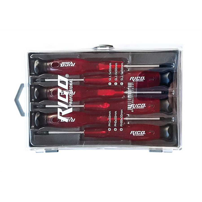 RİCO 6 PARÇA KRAFT SAATÇI TORNAVİDA 50 MM