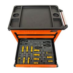 025-TA0016 Rico 185 Parça 5 Çekmeceli Dolu Takım Arabası