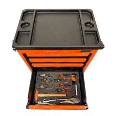 025-TA0016 Rico 185 Parça 5 Çekmeceli Dolu Takım Arabası