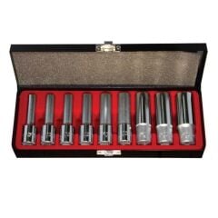 007-RC7014 Rico 9 Parça 1/2 Torx Lokma Seti Takımı E Dişi Uzun