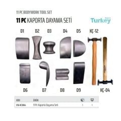 016-RC3864 Rico 11 Parça Kaporta Dayama Seti