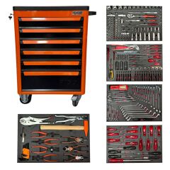 025-TA0024 Rico 285 Parça 6 Çekmeceli Dolu Takım Arabası