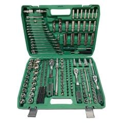 Grayzer 216 Parça  1/2 - 1/4 - 3/8 Lokma Seti Yeşil