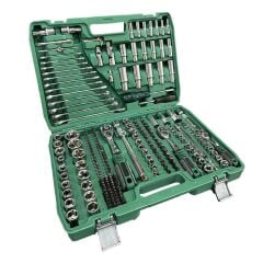 Grayzer 216 Parça  1/2 - 1/4 - 3/8 Lokma Seti Yeşil