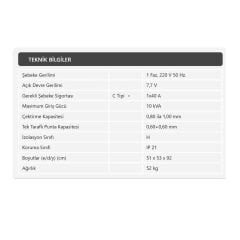 CS10000 Demiriz 10 KVA Kademe Kontrollü Kaporta Çektirme Makinası