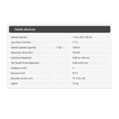 CS10000 Demiriz 10 KVA Kademe Kontrollü Kaporta Çektirme Makinası