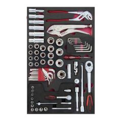 İzeltaş Partner 118 Parça 5 Çekmeceli Dolu Takım Arabası