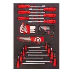 İzeltaş Premium 245 Parça 7 Çekmeceli Dolu Takım Dolabı