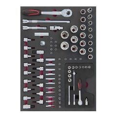 İzeltaş Premium 245 Parça 7 Çekmeceli Dolu Takım Dolabı