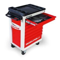 İzeltaş Pro8 206 Parça 8 Çekmeceli Dolu Takım Dolabı