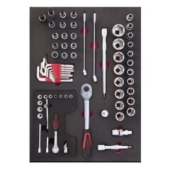 İzeltaş Pro8 206 Parça 8 Çekmeceli Dolu Takım Dolabı