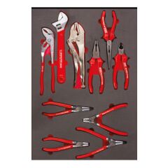 İzeltaş Pro8 206 Parça 8 Çekmeceli Dolu Takım Dolabı