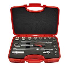 İzeltaş 1110006019 3/8 Altı Köşe Lokma Takımı 19 Parça