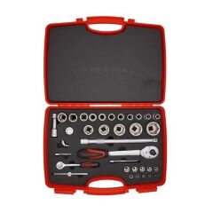 İzeltaş 1113001038 1/2 - 1/4 Altı Köşe Lokma Takımı 35 Parça