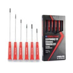 İZELTAŞ ELEKTRONİKÇİ TORNAVİDA SETİ 6 PARÇA