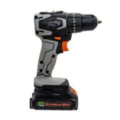 Max Extra MX1830 Çift Akü Kömürsüz Darbeli Matkap 20V 1.5Ah