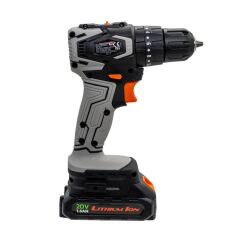 Max Extra MX1830 Çift Akü Kömürsüz Darbeli Matkap 20V 1.5Ah