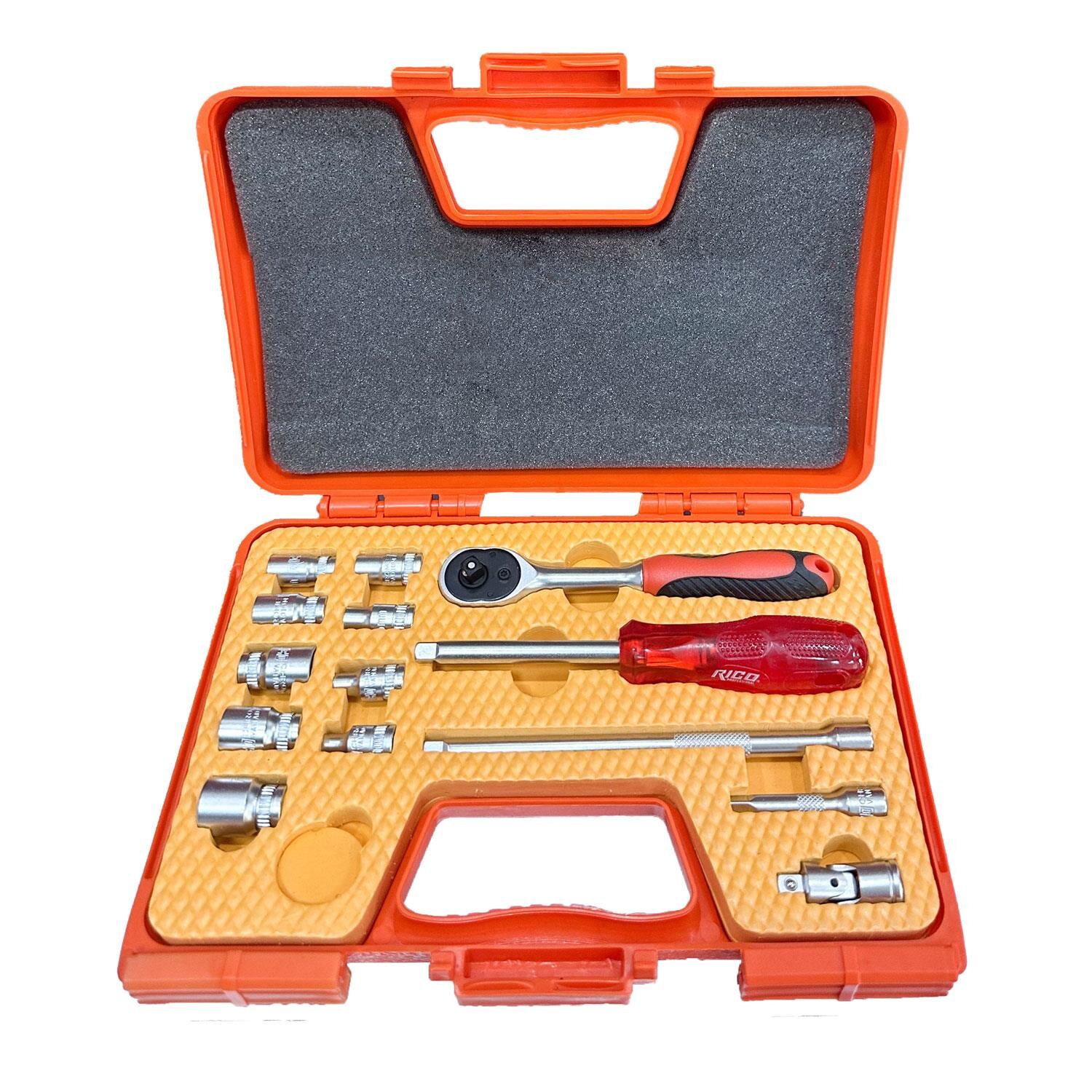 Rico 006-RC1014 1/4 Lokma Seti 4-12 Mm 16 Parça