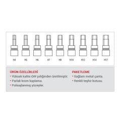 DHT D02128109 1/2 Allen Bits Lokma Takımı 9 Parça