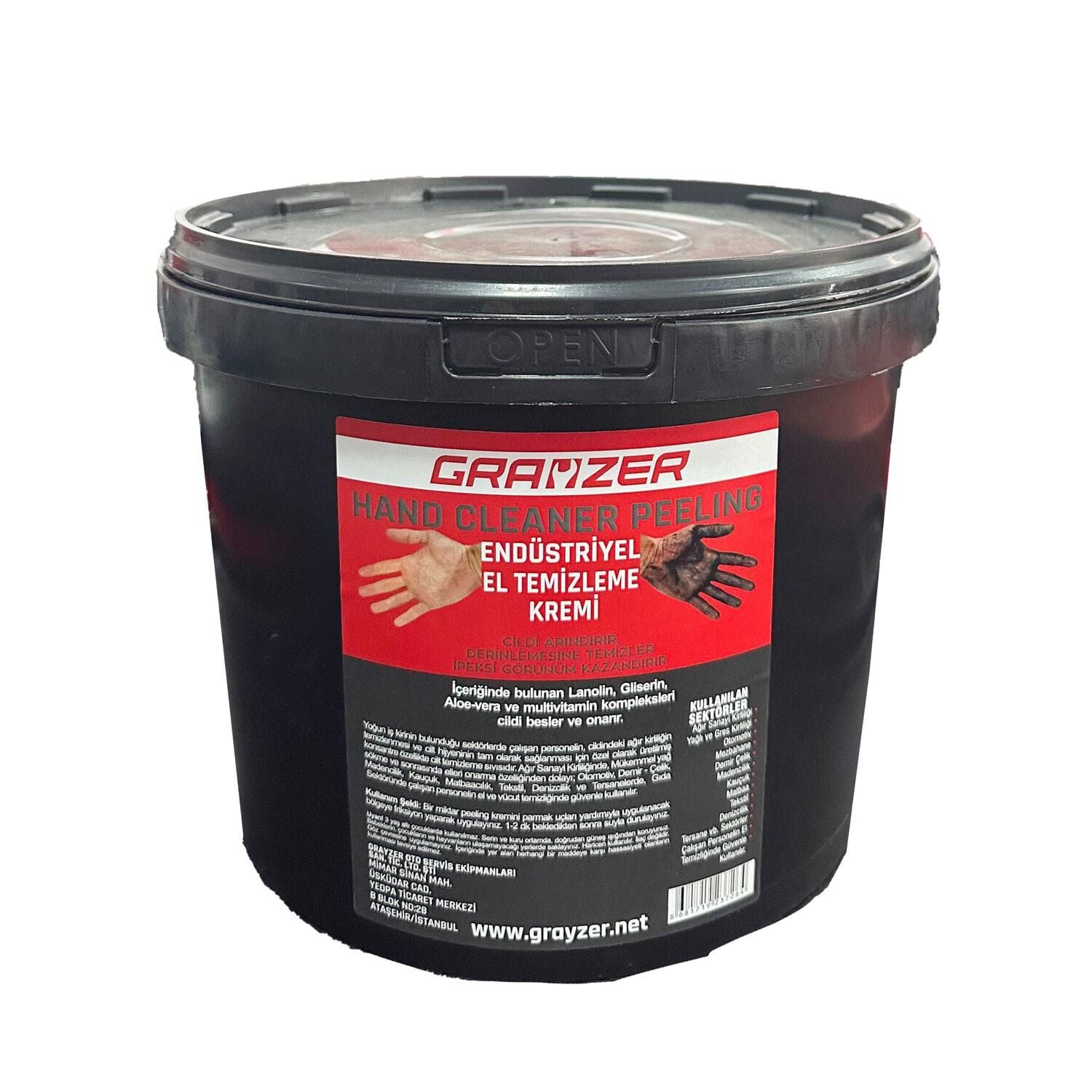 Grayzer Endüstriyel El Temizleme Kremi 7 Kg