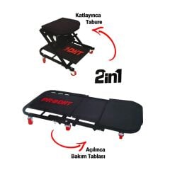 PRODHT Araç Altı Bakım Tablası (Yatma ve Tabureli Tahtası) D12040039