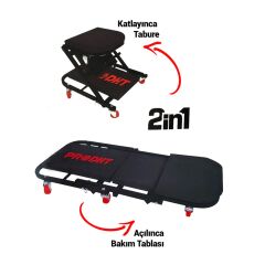 PRODHT Araç Altı Bakım Tablası (Yatma ve Tabureli Tahtası) D12040039