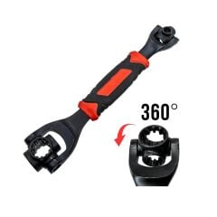 Grayzer 360º Oynar Kafa Siyah Lokma Anahtar 48 Fonksiyonlu