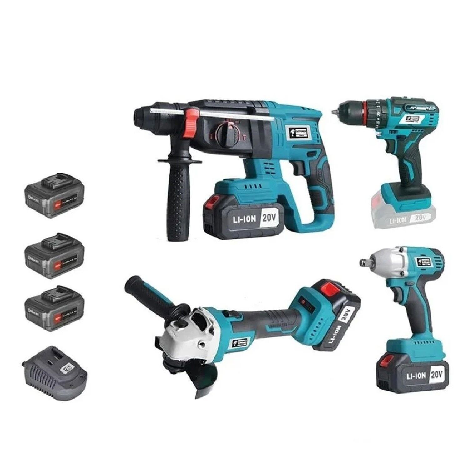 Catpower 1380 Kömürsüz Akülü 4'lü Set