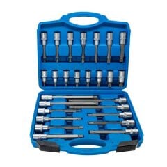 Grayzer GRA-22M M Tipi 12 Köşe Torx Lokma Takımı 26 Parça