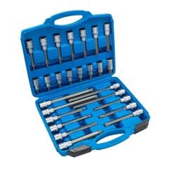 Grayzer GRA-22M M Tipi 12 Köşe Torx Lokma Takımı 26 Parça