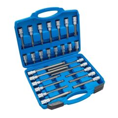 Grayzer GRA-22M M Tipi 12 Köşe Torx Lokma Takımı 26 Parça