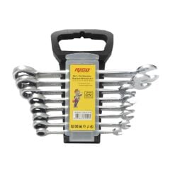 020-RC1049 Rico Cırcırlı Düz Kontra Anahtar Takımı 8 Parça