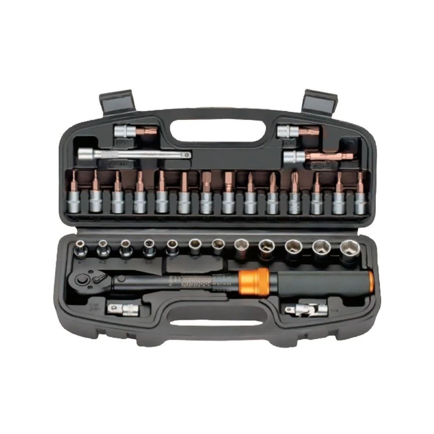 NT Tools NTTASET33 1/4 1-25 Nm Tork Anahtarlı Bits Ve Lokma Seti 33 Parça