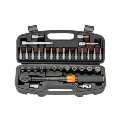 NT Tools NTTASET33 1/4 1-25 Nm Tork Anahtarlı Bits Ve Lokma Seti 33 Parça