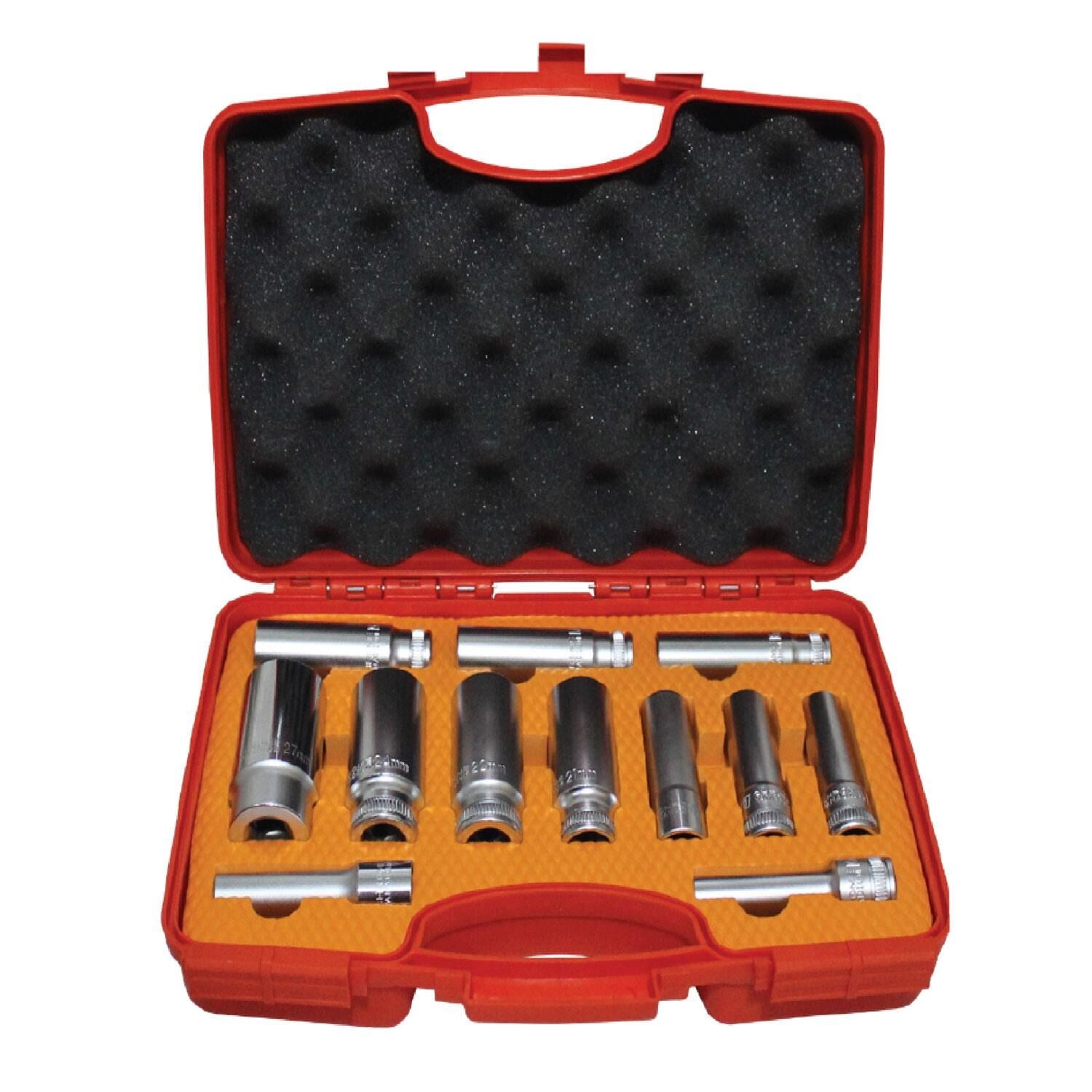007-RC1212SD Rico 1/2 Uzun Lokma Seti 6 Köşe 12 Parça