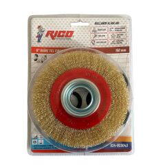 Rico 024-RC0043 Daire Çelik Tel Fırça 150 Mm